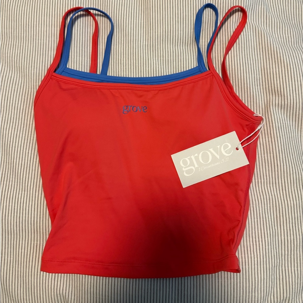 Sea Grove - Grove the Brand Layered Tank Size Small NWT